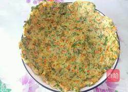 Illustration of how to make vegetable pancakes with electric pan 11