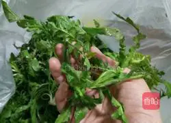 Illustration of how to make shepherd's purse steamed buns 1