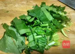 Illustration of how to make spinach soup noodles 6