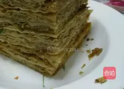 Thousand-layer meat pie recipe 11