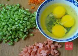 Illustration of home-style fried rice 1