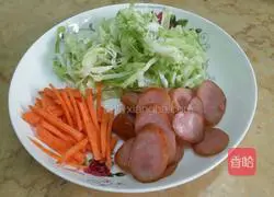 Illustration of how to make fried noodles 2