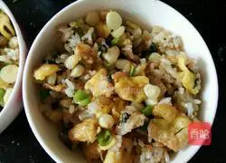 Illustration of how to make corn and egg fried rice 6