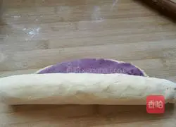 Illustration of how to make butterfly purple sweet potato buns 12