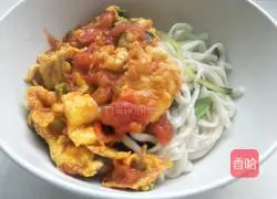 Illustration of how to make enhanced tomato noodles 5