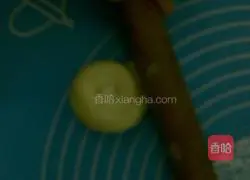 Illustration of how to make mung bean shortbread 8