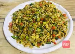 Egg Fried Rice Recipe Illustration 6