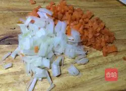 Illustration of how to make fried rice with squid tentacles 3