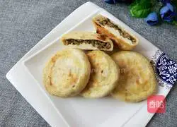 Illustration of how to make fermented bean and meat pancakes 21