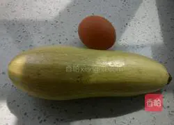 Illustration of how to make zucchini and egg buns 1