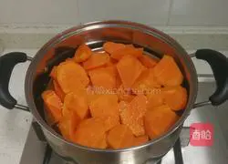 Illustration of how to make sweet potato pancakes 2