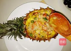 Sour, sweet and sour is you ——Illustration of how to make pineapple fried rice 18