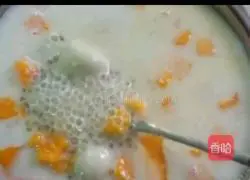 Illustration of how to make mango dumplings and sago 4