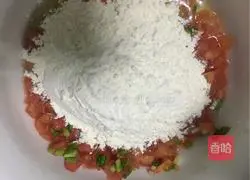 Illustration of how to make tomato egg pancake 4