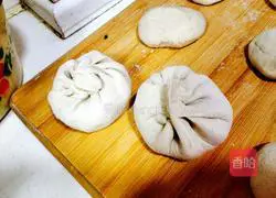 Illustration of how to make vegetarian stuffed buns 8