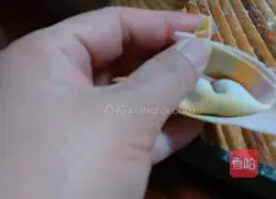Illustration of how to make small wontons 7