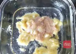 Baby food supplement sweet potato sesame cake and persimmon soup recipe illustration 8