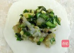 Illustration of how to make three fresh stuffed dumplings 9