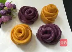 Illustration of how to make rose steamed buns 13