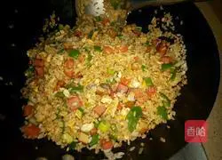 Egg Fried Rice Recipe Illustration 2