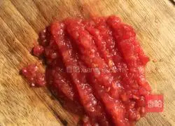 Illustration of how to make tomato egg pancake 1