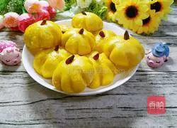 Illustration of how to make pumpkin steamed buns 9