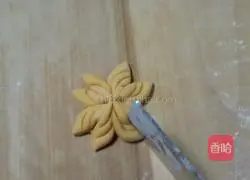 Illustration of how to make pumpkin and chrysanthemum steamed buns 14