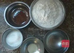 Cocoa two-color steamed buns Practice illustration 2