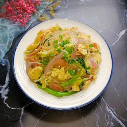 Fish-flavored fried rice noodles