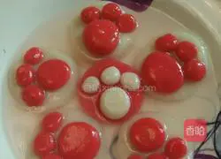 Illustration of how to make bear paw glutinous rice balls 9