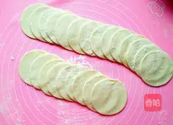 Carrot and fungus lean meat dumplings Illustration of how to do it 14