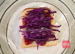 Illustration of how to make vegetable sandwiches 9