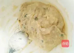 Illustration of how to make golden shrimp cakes 2