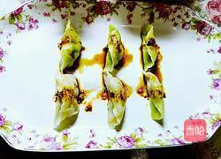 Illustration of how to make radish meat dumplings 17