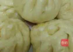 Illustration of how to make custard buns 1