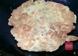 Illustration of how to make pepper egg pancake (home-cooked dish) 9