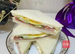 Illustration of how to make vegetable sandwiches 4