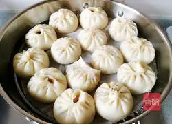 Illustration of how to make purslane and pigskin buns 14