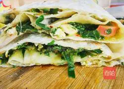 Illustration of how to make vegetable pancakes 9