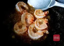 Illustration of how to make fried noodles with shrimp 5