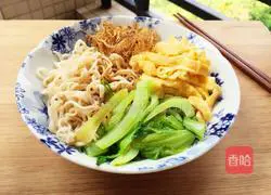 Illustration of how to make casual noodles 6