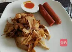 Illustration of how to make fried onion noodles 5