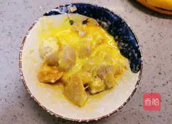 Illustration of how to make coffee, banana, steamed buns and baked eggs 6