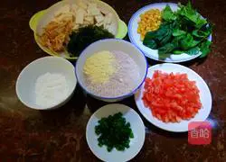 Illustration of how to make rice cakes with sorghum noodles 1