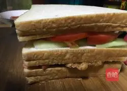 Illustration of how to make homemade sandwiches 8