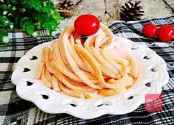 Illustration of homemade vegetable noodles 16