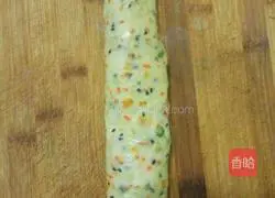 Illustration of how to make egg colored dough 7