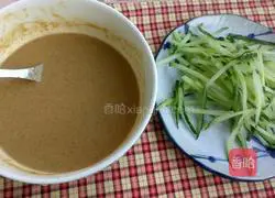 Sesame sauce Illustration of how to make noodles 1