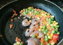 Illustration of how to make fresh grapefruit fried rice 4