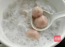Illustration of how to make rice wine glutinous rice balls 5